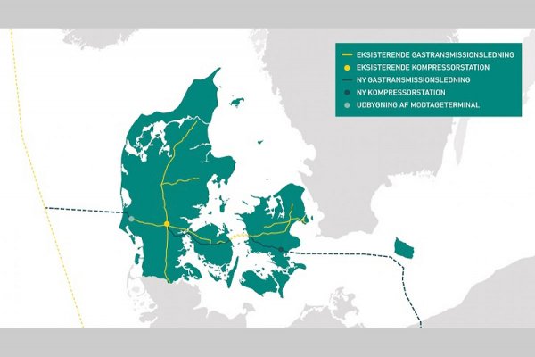 Energinet: pełna przepustowość duńskiego odcinka Baltic Pipe - miesiąc wcześniej niż pl...