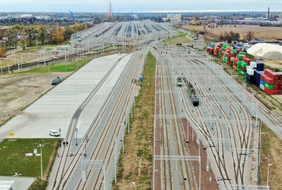 Fot.: Szymon Danielek / PKP PLK Nowa sieć kolejowa za ponad miliard złotych w gdańskim porcie