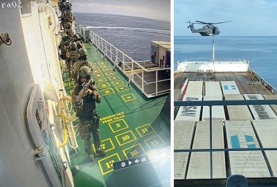 Siły specjalne w akcji; nielegalni migranci usiłowali opanować statek na...