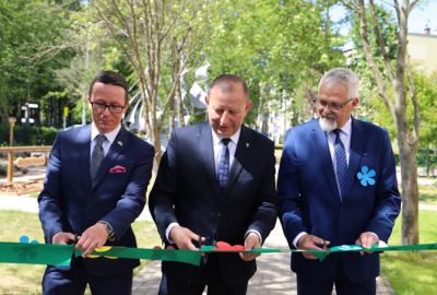 Nowy park w Ustce. PGE Baltica wsparła stworzenie Magicznych Ogrodów