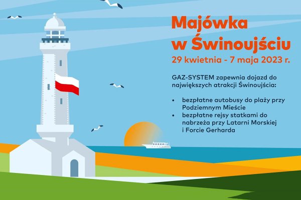 Majówka w Świnoujściu - statki do latarni morskiej