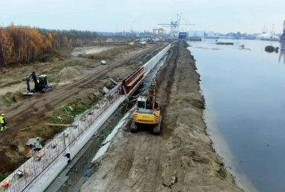 Wykonano ponad 54 proc. prac przy rozbudowie portu w Szczecinie