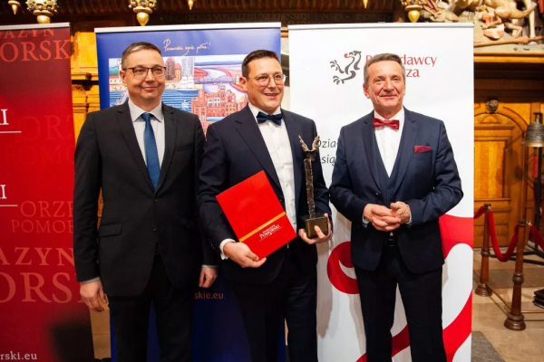 Orzeł Pomorski Nowych Inwestycji 2022 dla Zarządu Morskiego Portu Gdańsk SA