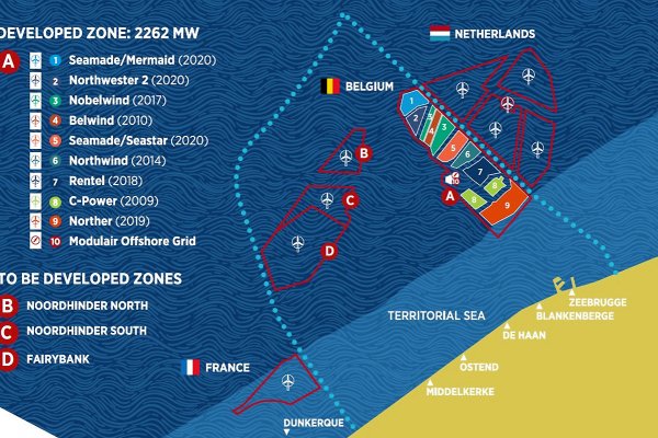 Belgia: Rekordowa ilość energii elektrycznej wyprodukowana przez morskie turbiny wiatro...