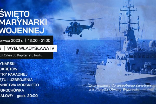 W sobotę zwiedzanie okrętów 8 Flotylli Obrony Wybrzeża