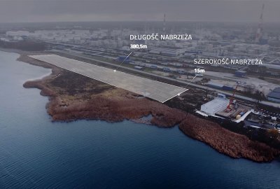 Morski terminal Orlenu początkowo będzie mógł obsługiwać ok. 130 statków...