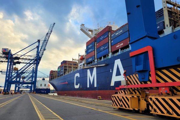 Pierwszy statek CMA CGM w Gdańsku