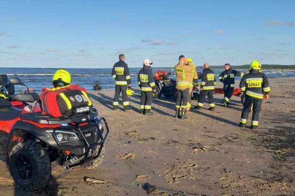 W rejonie ujścia Wisły zatonął jacht