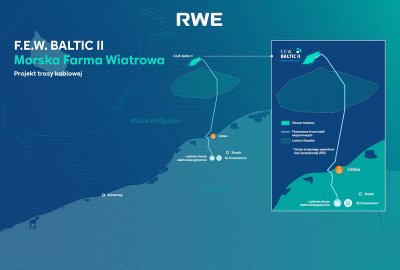 Jest lokalizacja lądowej stacji elektroenergetycznej dla farmy wiatrowej...