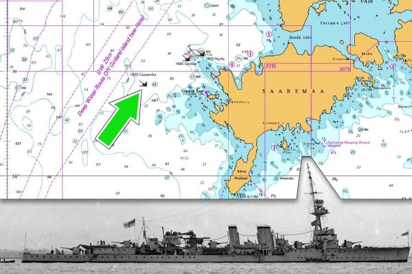Z leżącego na dnie u brzegów Estonii od ponad 100 lat okrętu wycieka paliwo