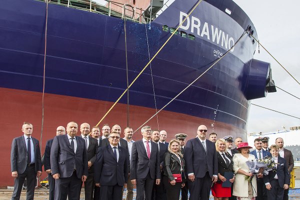 Chrzest masowca PŻM Drawno w Gdańsku