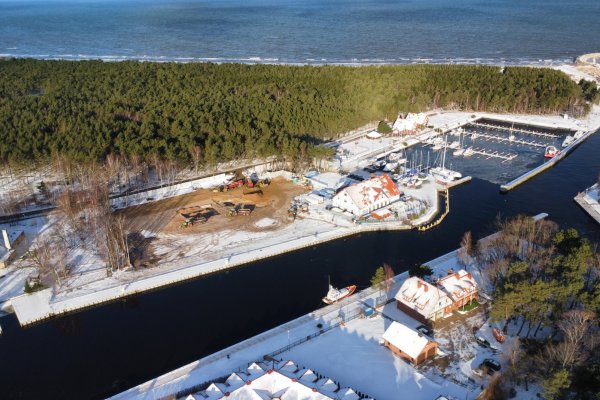 Ruszyła budowa bazy serwisowej morskiej farmy wiatrowej w Łebie