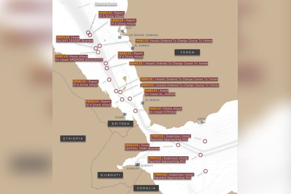 Ceny ropy w USA w górę po atakach na statki na Morzu Czerwonym