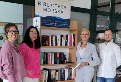 Fot.: Zarząd Portu Morskiego Kołobrzeg Pierwsza w kraju biblioteka morska
