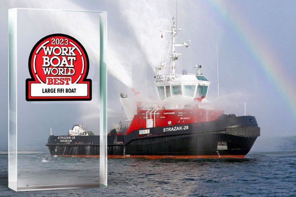 Strażak-28 ze stoczni Remontowa Shipbuilding z wyróżnieniem na antypodach