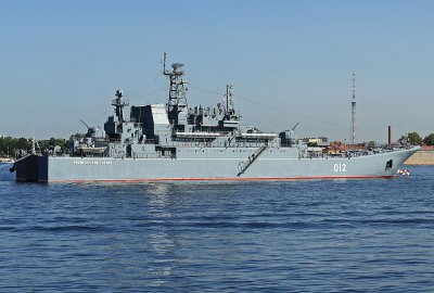 Ukraińskie służby: poważnie uszkodziliśmy rosyjski okręt desantowy