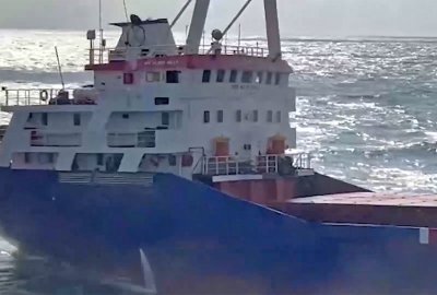 Zatrzymany i przeszukany przez Rosjan statek Sukra Okan jest ukraiński, ...