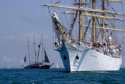 Dar Młodzieży na dobrym miejscu w kolejnych regatach Dar Młodzieży drugi w regatach The Tall Ships Races Magellan-Elcano