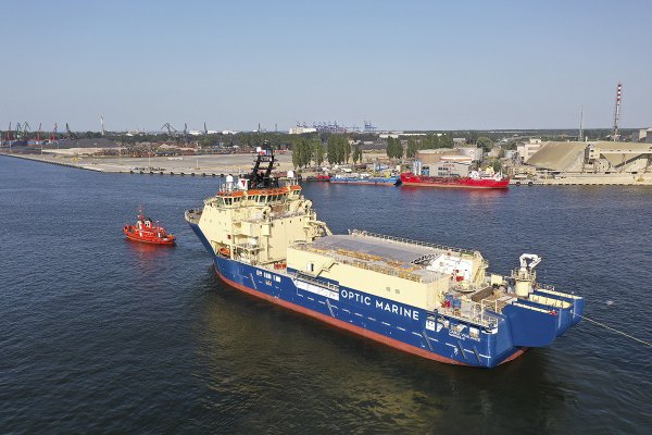 Przebudowany w Gdańsku Cable Vigilance naprawił podmorski kabel na Bałtyku