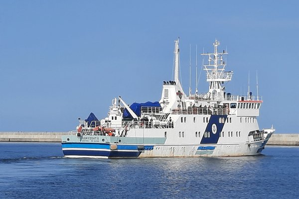 Horyzont II w drodze na Spitsbergen