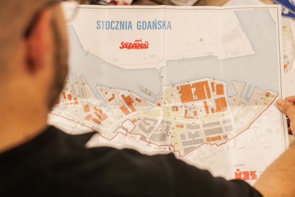 Mapa historycznej Stoczni Gdańskiej