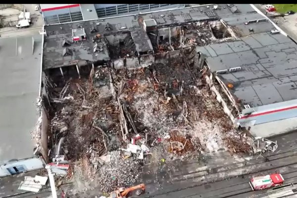 Zakończyła się akcja gaśnicza magazynu w Porcie Gdańsk