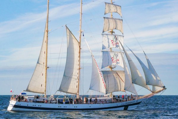 Zdolni z Pomorza na pokładzie żaglowca STS Pogoria