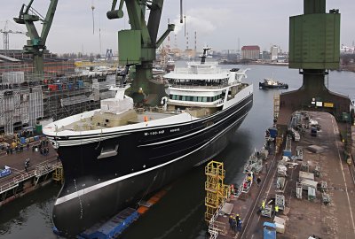 Kolejny trawler zwodowany w Karstensen Shipyard Poland