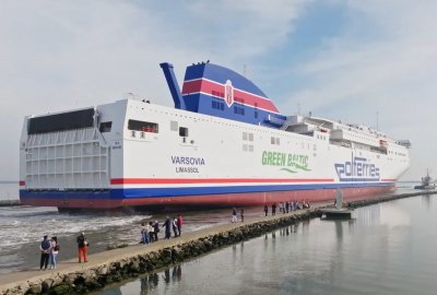 Napędzany LNG prom Varsovia powinien kursować już w lipcu