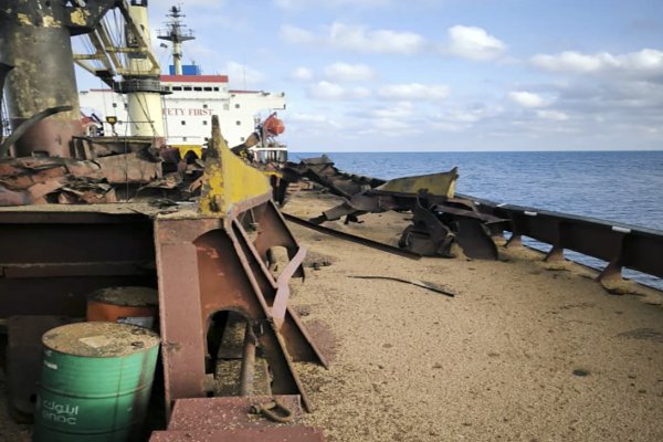 Rosja zaatakowała statek handlowy na Morzu Czarnym 