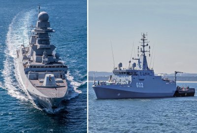 Polskie i włoski okręt udostępnione do zwiedzania z okazji 25 lat Polski w NATO