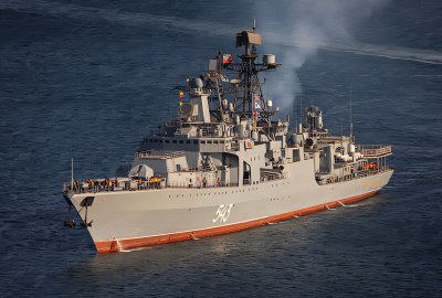 Władze Rosji: na Morze Śródziemne w ramach ćwiczeń wypłynął nasz niszczyciel rakietowy...