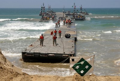 Pentagon: Konstrukcja pływającej przystani u wybrzeży Gazy zajmie do 60 ...