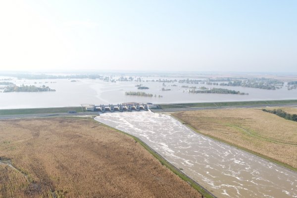 Racibórz Dolny wypełniony w 34 proc., polder Buków – w 20 proc.