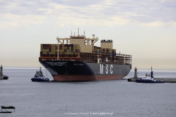 Port Gdynia dołącza do nowego serwisu oceanicznego MSC Britannia