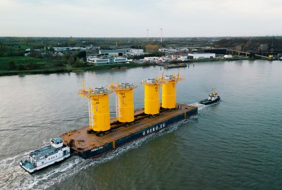 Realizacja projektów Bałtyk 2 i Bałtyk 3: Pierwsze Transition Pieces w drodze