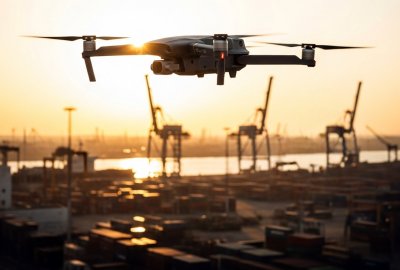 Ograniczenia w lataniu dronem nad Portem Gdańsk