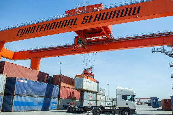 Kilkuset górników i hutników blokowało Euroterminal Sławków  