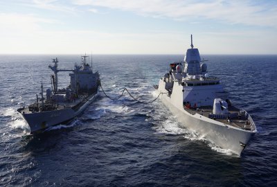 Okręty wojenne NATO przybyły do Rygi kontynuując misję Baltic Sentry