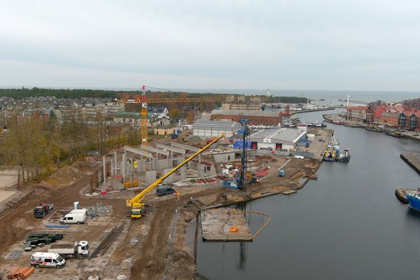 Pomorskie firmy budują bazę PGE Baltica w Ustce