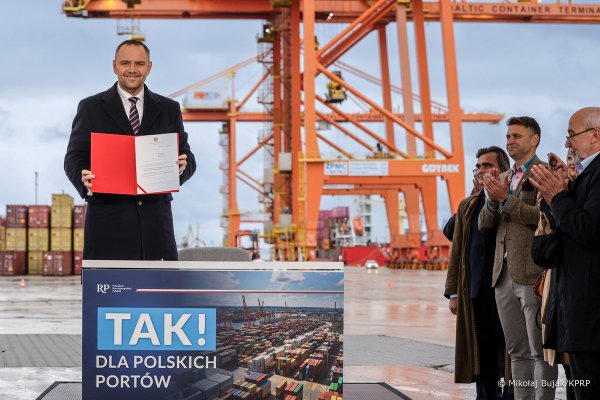 Prezydent podpisał inicjatywę ustawodawczą Tak! Dla Polskich Portów