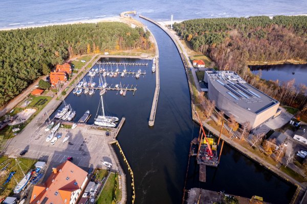 Prace w porcie w Łebie wkraczają w dynamiczną fazę