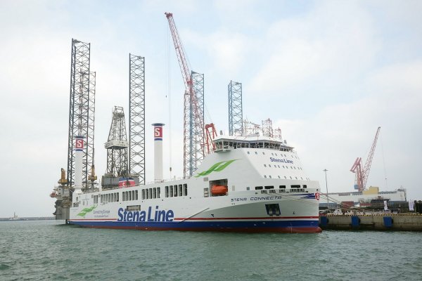 Nowy prom Stena Line gotowy do wypłynięcia