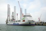Nowy prom Stena Line gotowy do wypłynięcia