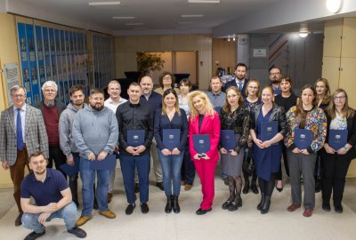 Absolwenci I edycji studiów podyplomowych Budowa Okrętów na Politechnice Gdańskiej. FORUM OKRĘTOWE: Fenomen kobiet w polskim przemyśle okrętowym