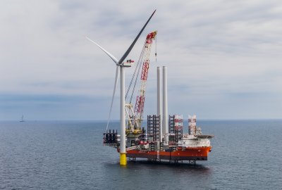 Zamontowano pierwsze turbiny na budowanej farmie wiatrowej Baltic Power