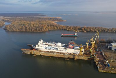 Zakończyła się modernizacja nabrzeża i głębi dokowej w stoczni Gryfia