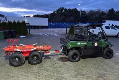 Na wyposażeniu pomorskich ratowników SAR pojawiły się między innymi nowe terenowe pojazdy UTV wraz z przyczepami do transportu poszkodowanych. Fot. H. Bierndgarski Nowy sprzęt dla ratowników Morskiej Służby Poszukiwania i Ratownictwa