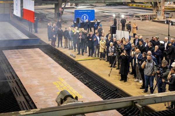 Ruszyła budowa nowoczesnego stawiacza pław dla Urzędu Morskiego w Szczecinie