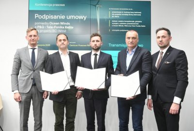 Ocean Winds podpisuje umowę z P&Q oraz Tele-Fonika Kable dla projektu BC-Wind